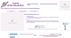 Desktop Screenshot of planetprimary.co.uk
